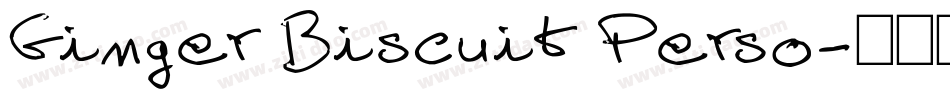 Ginger Biscuit Perso字体转换